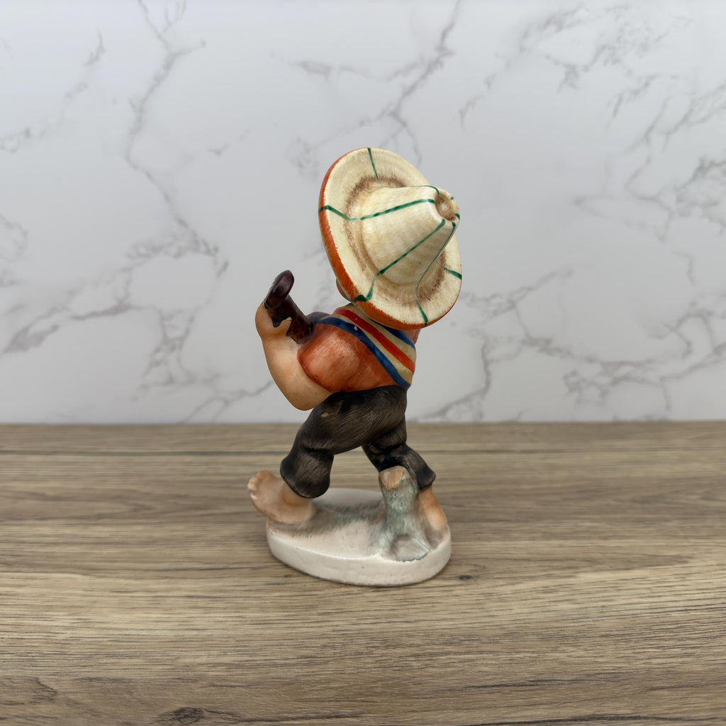 Vintage Friedel Bavaria Porcelain Boy Figurine, Mexican Guitar Player