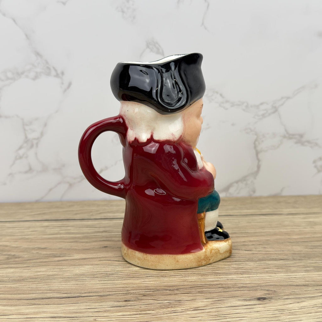 Vintage Porcelain Toby Jug, Collectible Character Jug, Made in England