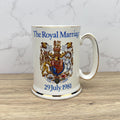 Charles and Diana Royal Wedding Mug, 1981 Souvenir Tankard, Pride of Britain