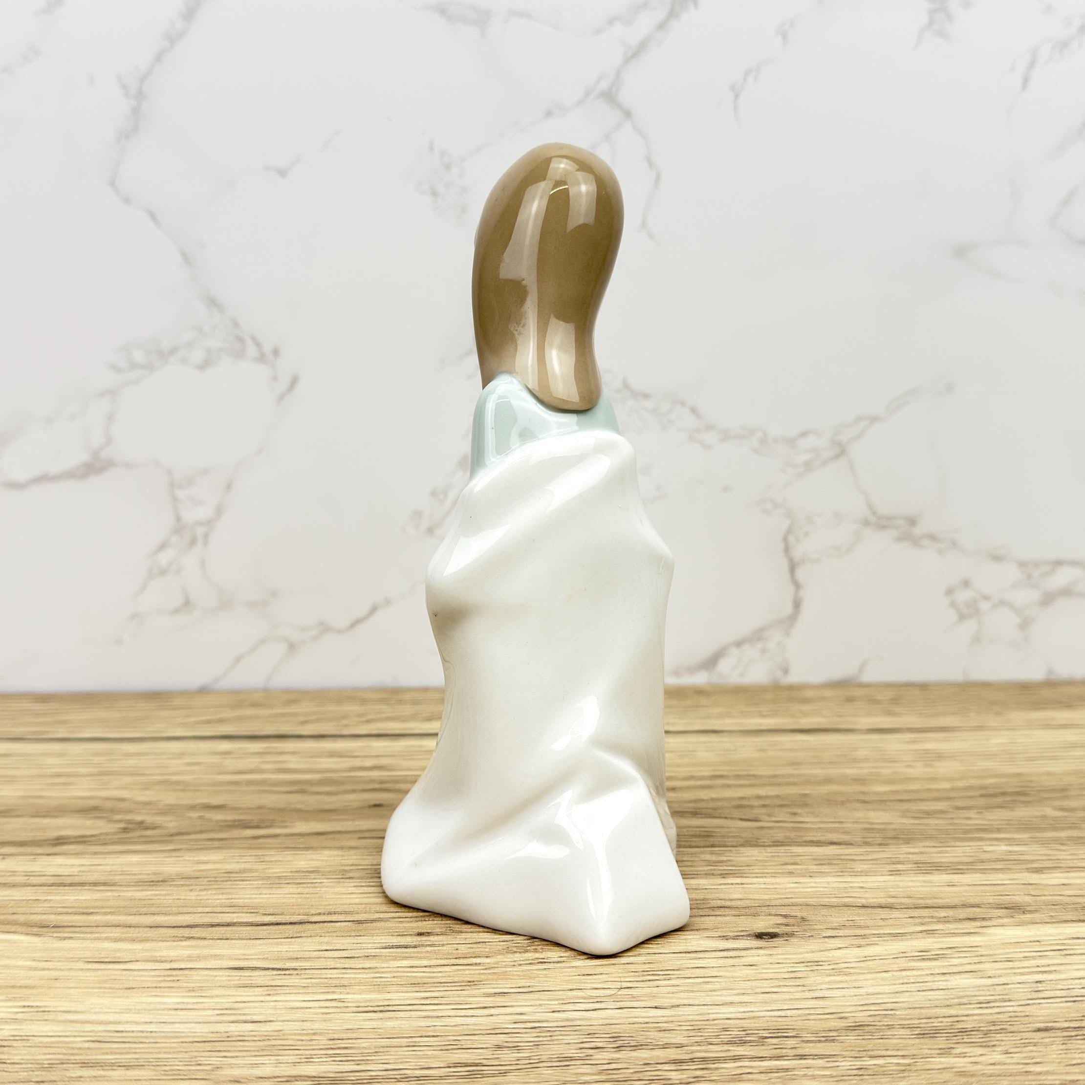 Vintage Lladro Virgin Mary Figurine, Spanish Porcelain Nativity #4671