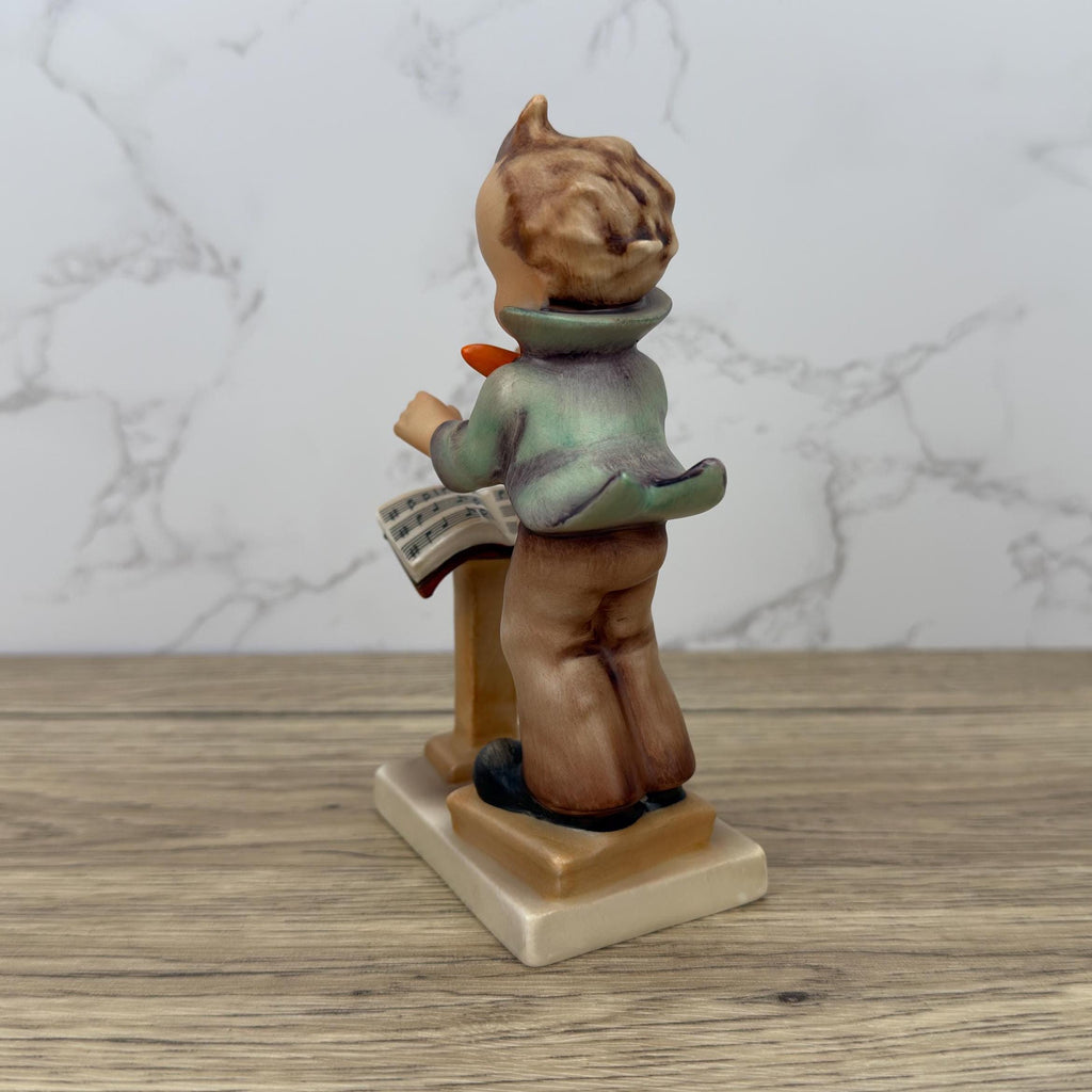 Vintage Goebel Hummel Band Leader Figurine, Western Germany Ceramic, #129