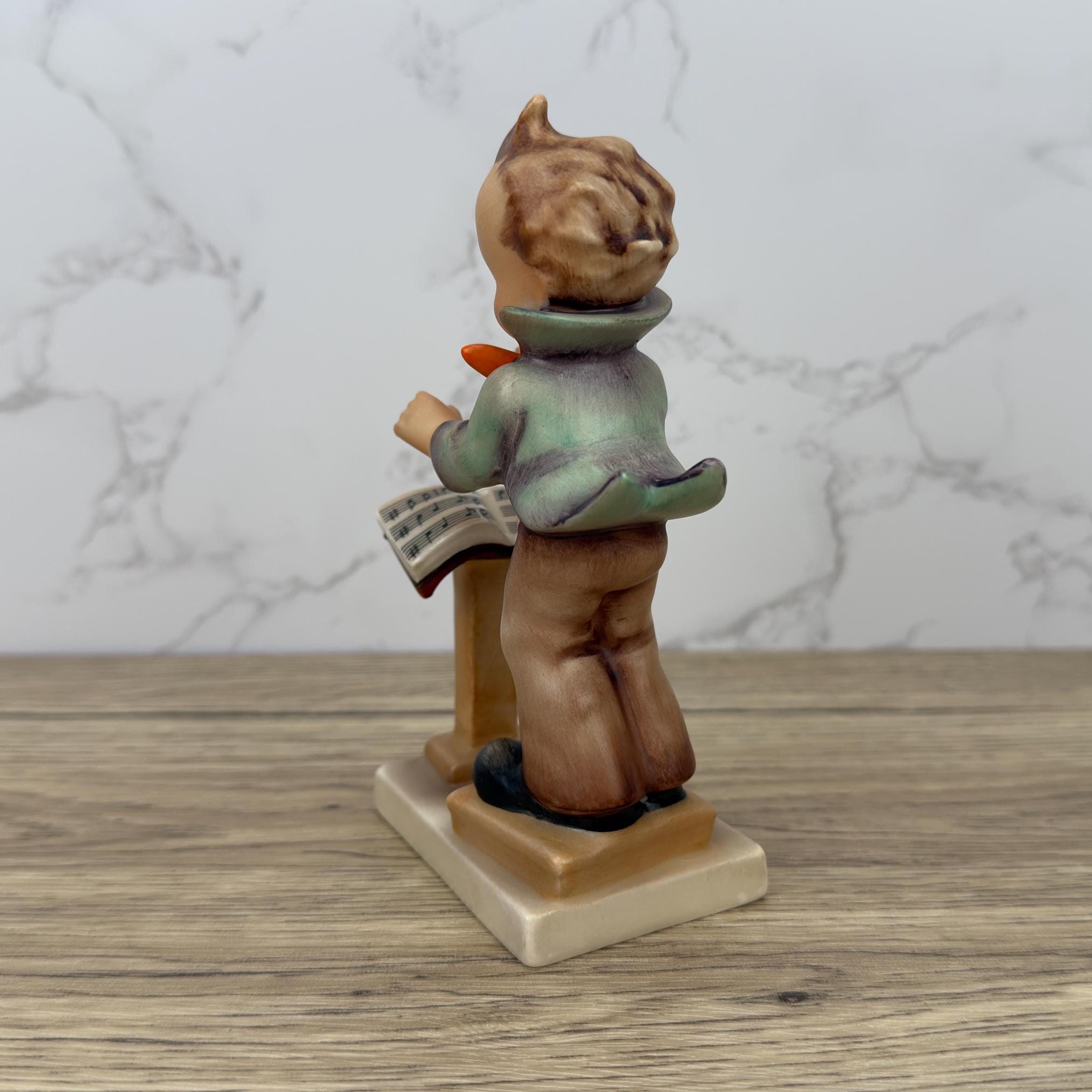 Vintage Goebel Hummel Band Leader Figurine, Western Germany Ceramic, #129