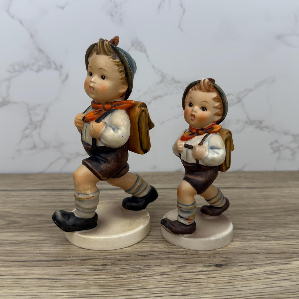 Vintage Goebel Hummel School Boy Figurine, Ceramic Collectible