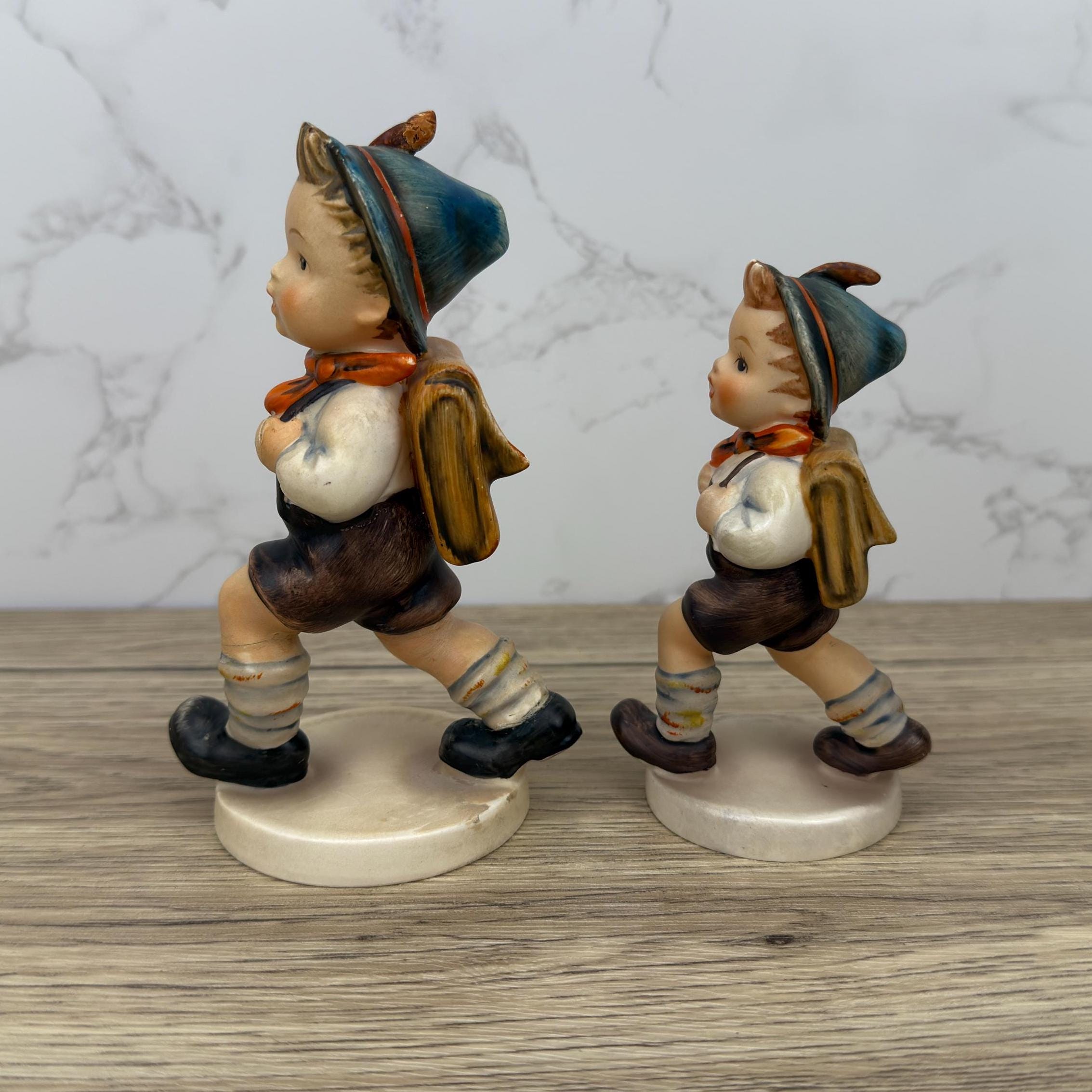 Vintage Goebel Hummel School Boy Figurine, Ceramic Collectible