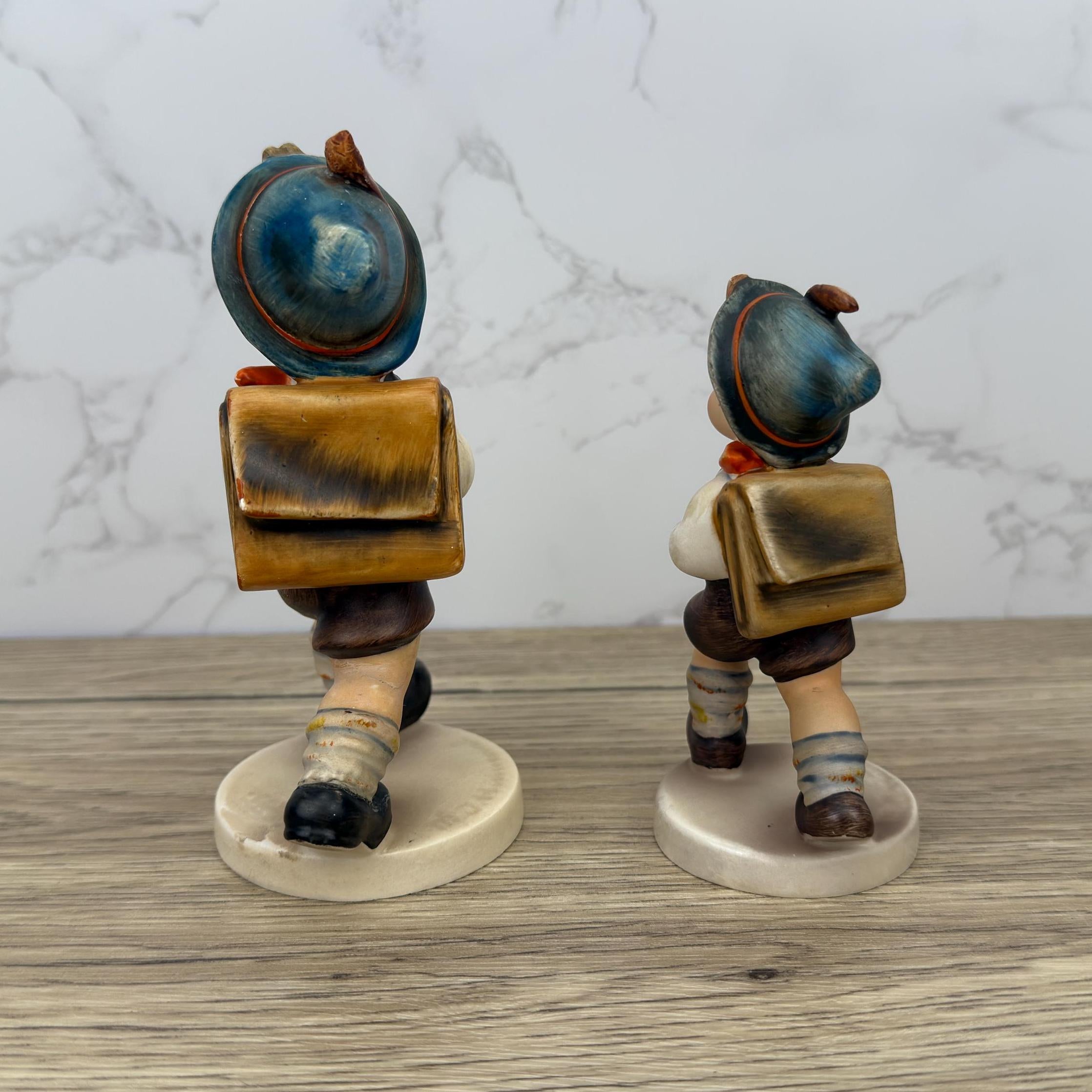 Vintage Goebel Hummel School Boy Figurine, Ceramic Collectible