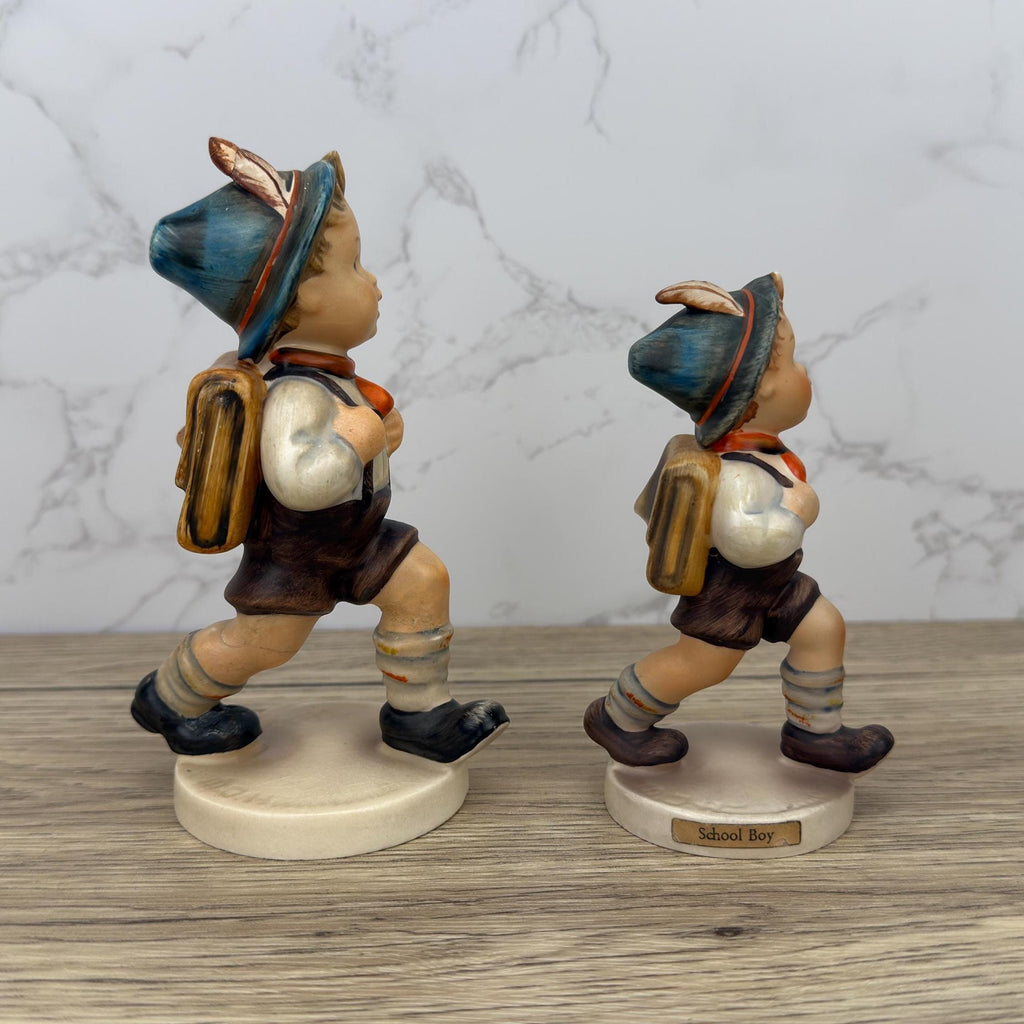 Vintage Goebel Hummel School Boy Figurine, Ceramic Collectible
