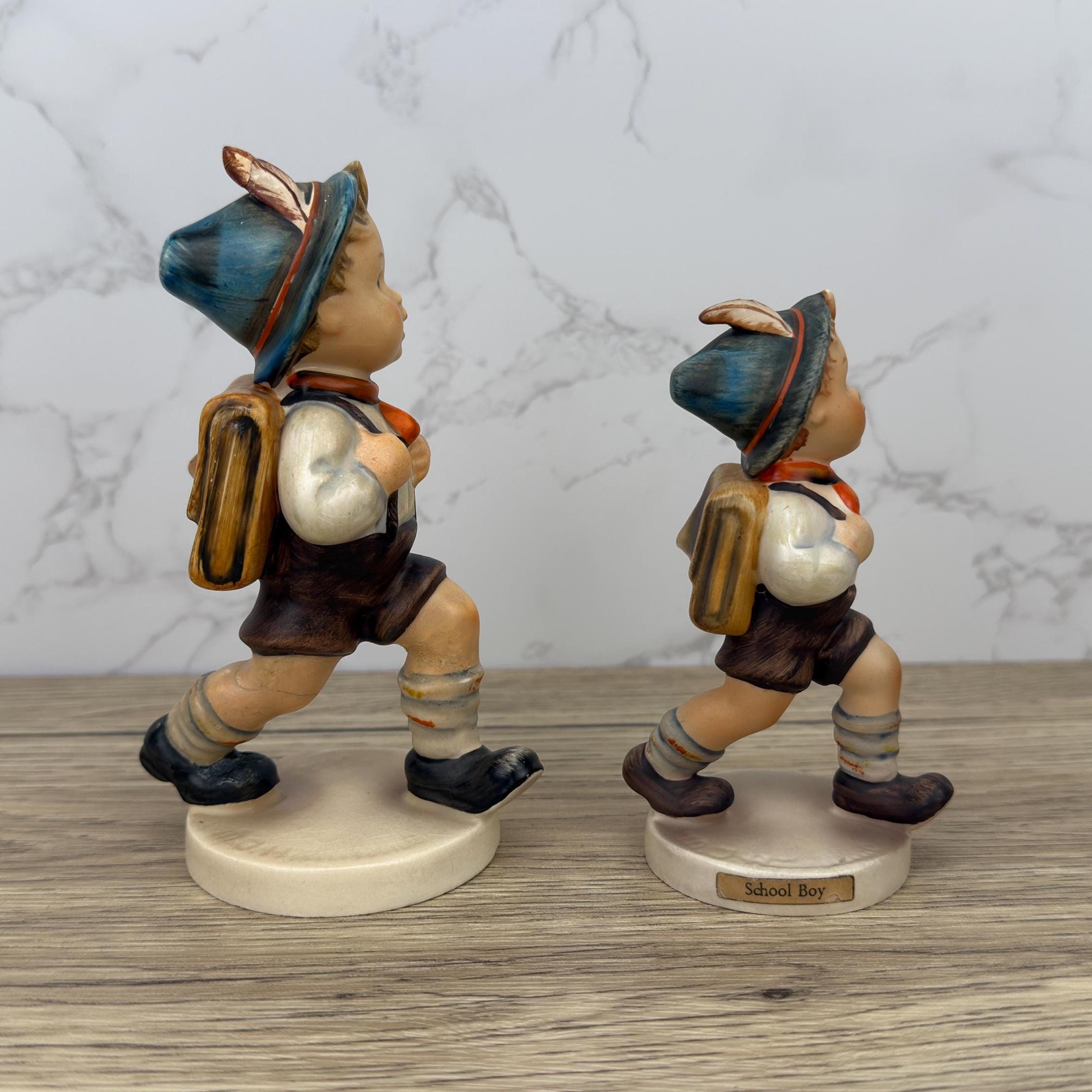 Vintage Goebel Hummel School Boy Figurine, Ceramic Collectible
