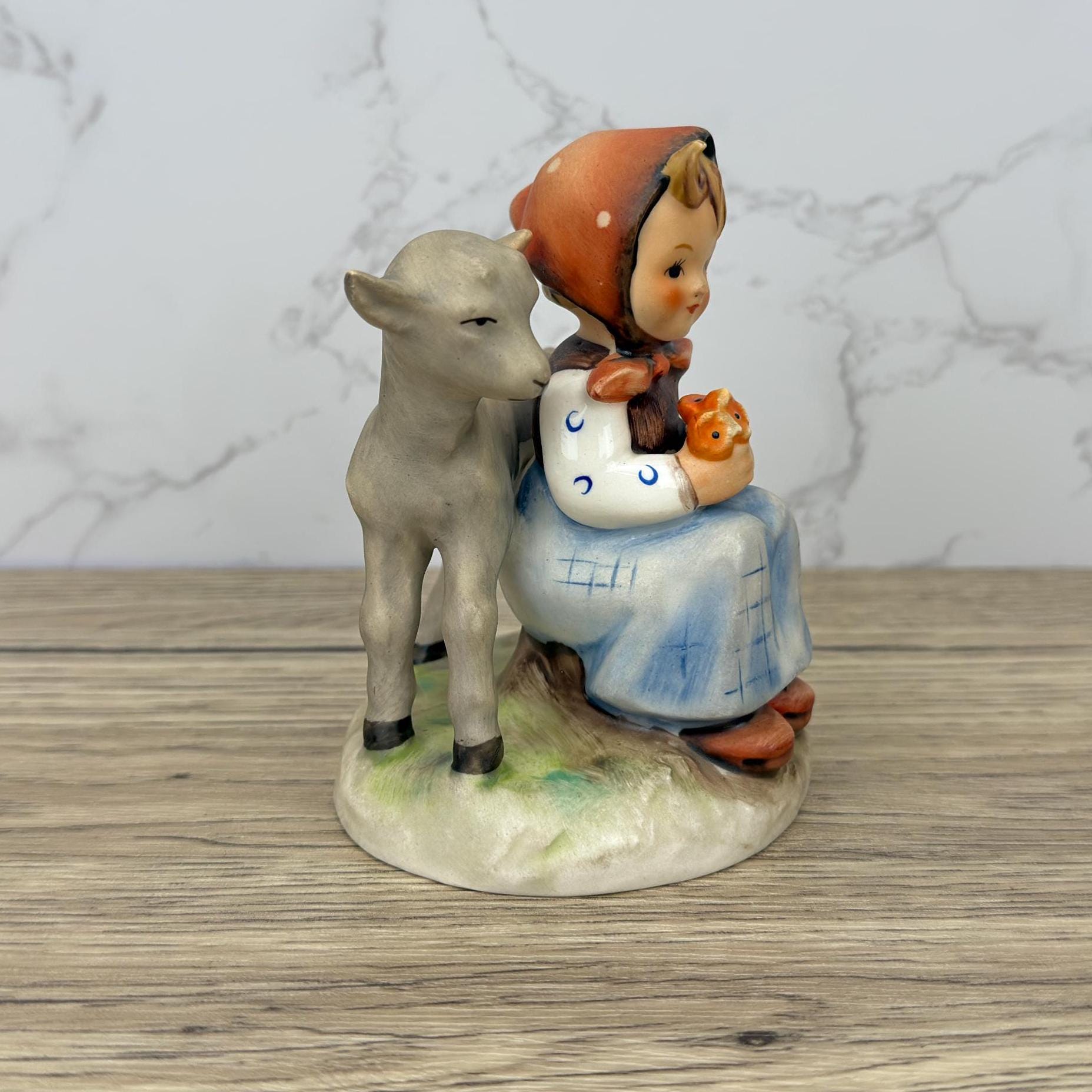 Hummel Figurine, Good Friends, Girl with Deer, TMK-3, Western Germany