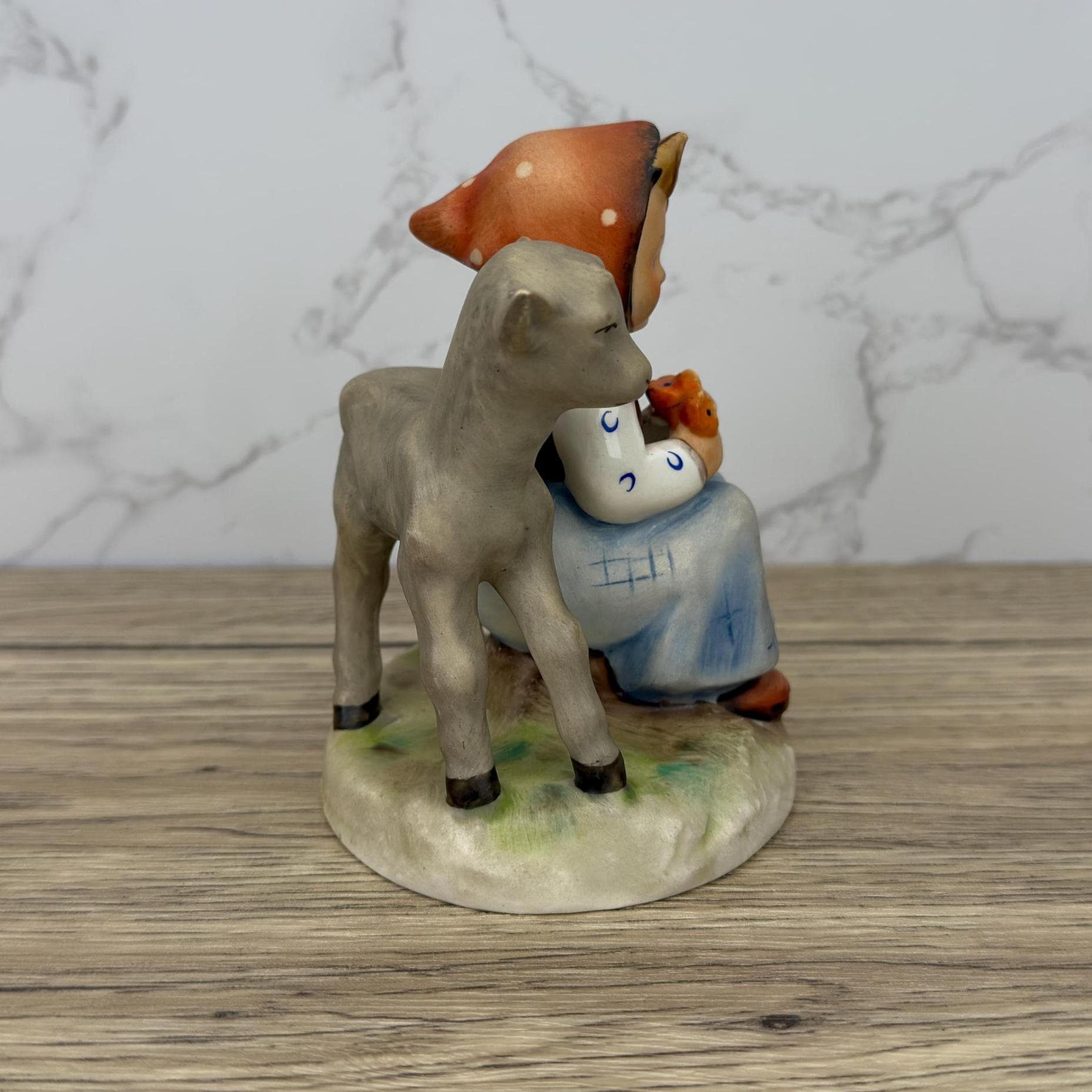 Hummel Figurine, Good Friends, Girl with Deer, TMK-3, Western Germany