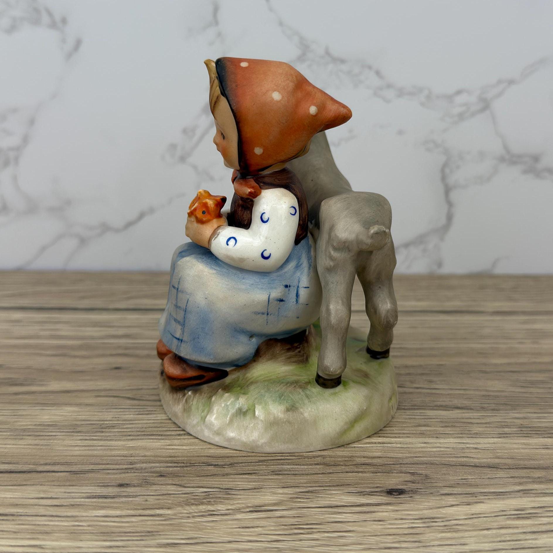Hummel Figurine, Good Friends, Girl with Deer, TMK-3, Western Germany