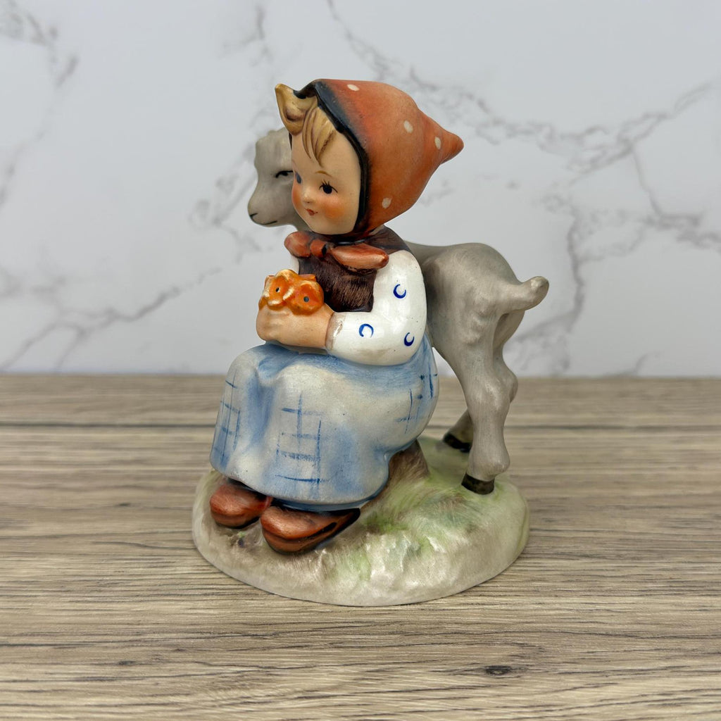 Hummel Figurine, Good Friends, Girl with Deer, TMK-3, Western Germany
