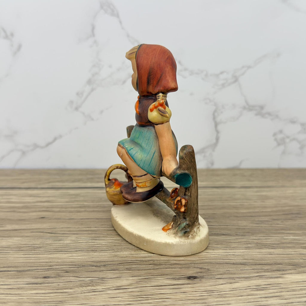 Vintage Hummel Figurine, "Just Resting" Goebel Girl, Hand Painted Porcelain