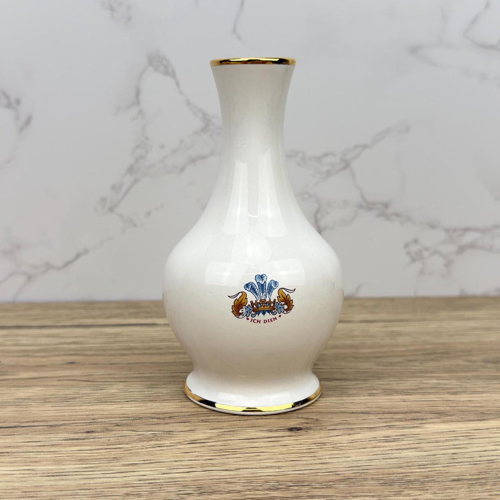 Vintage Royal Worcester Charles and Diana Wedding Bud Vase