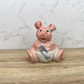 Wade Ceramic Piggy Bank, England Nat West, Vintage Pottery Collectible