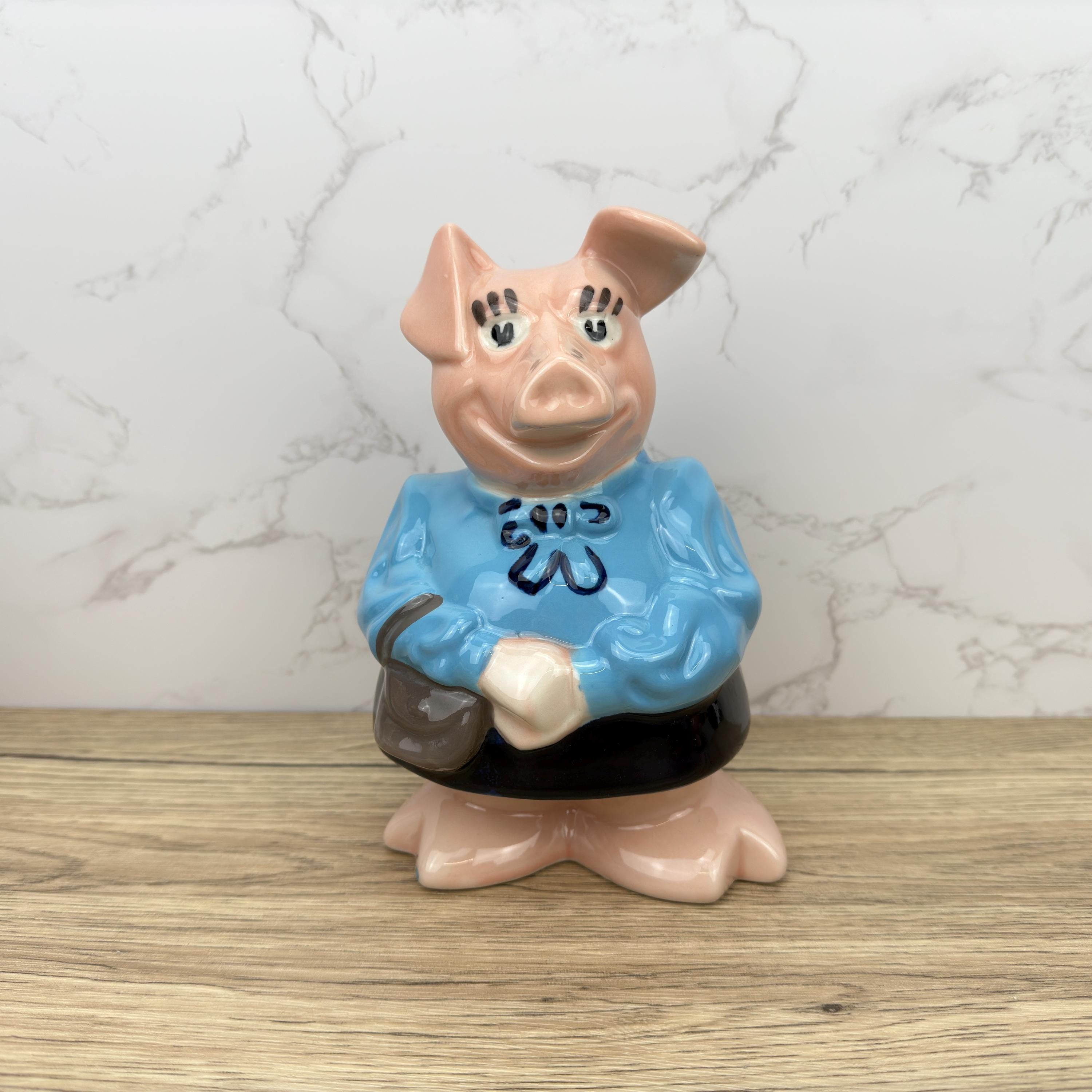 Wade Ceramic Piggy Bank, England Nat West, Vintage Pottery Collectible