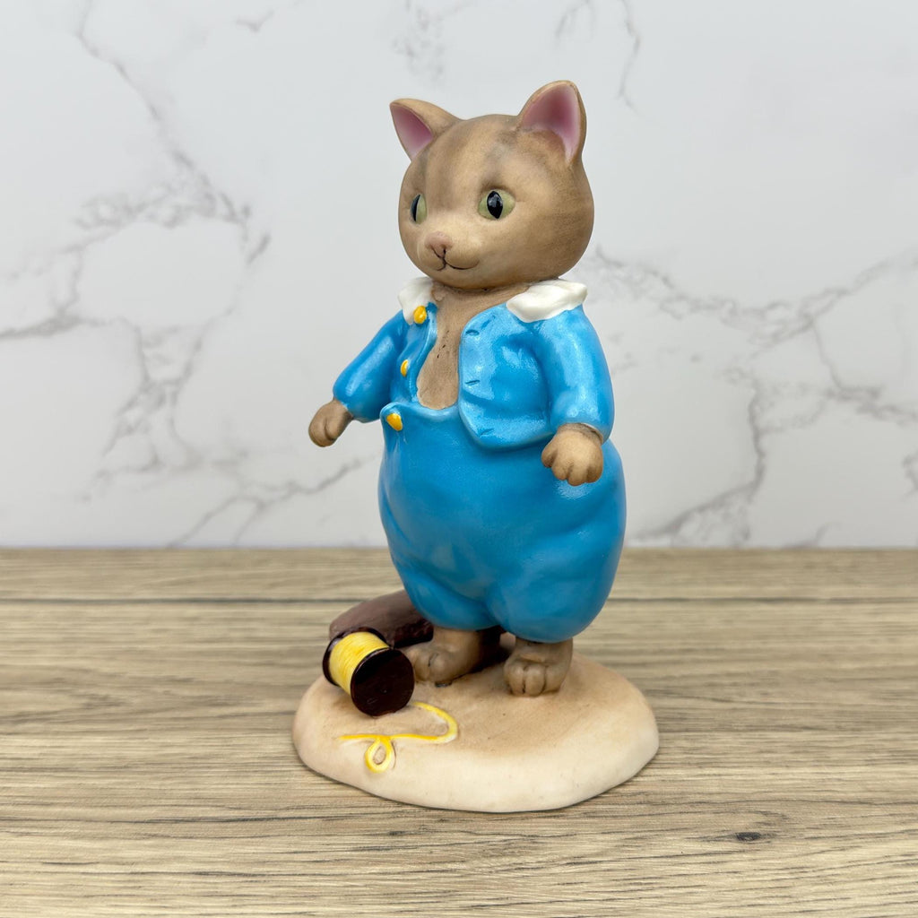 Vintage Peter Rabbit Tom Kitten Porcelain Figurine, Border Fine Arts