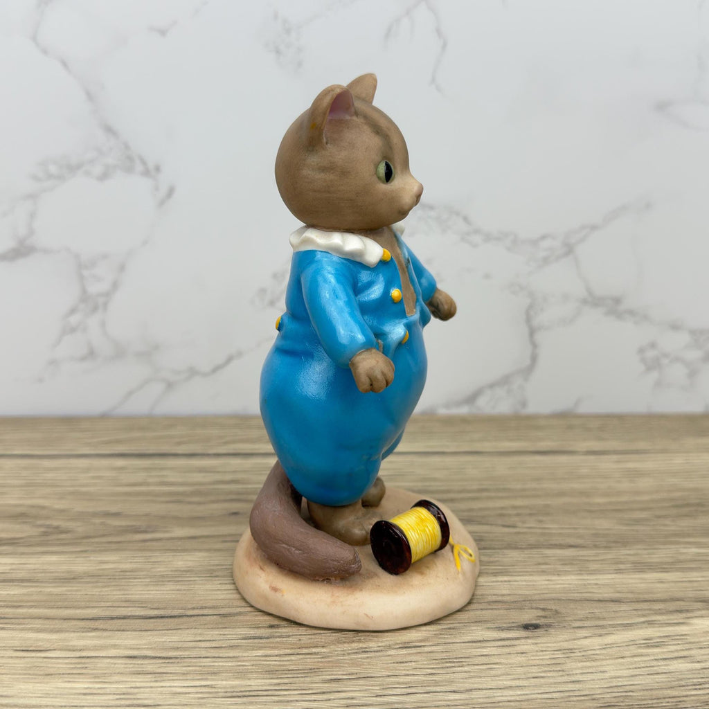 Vintage Peter Rabbit Tom Kitten Porcelain Figurine, Border Fine Arts