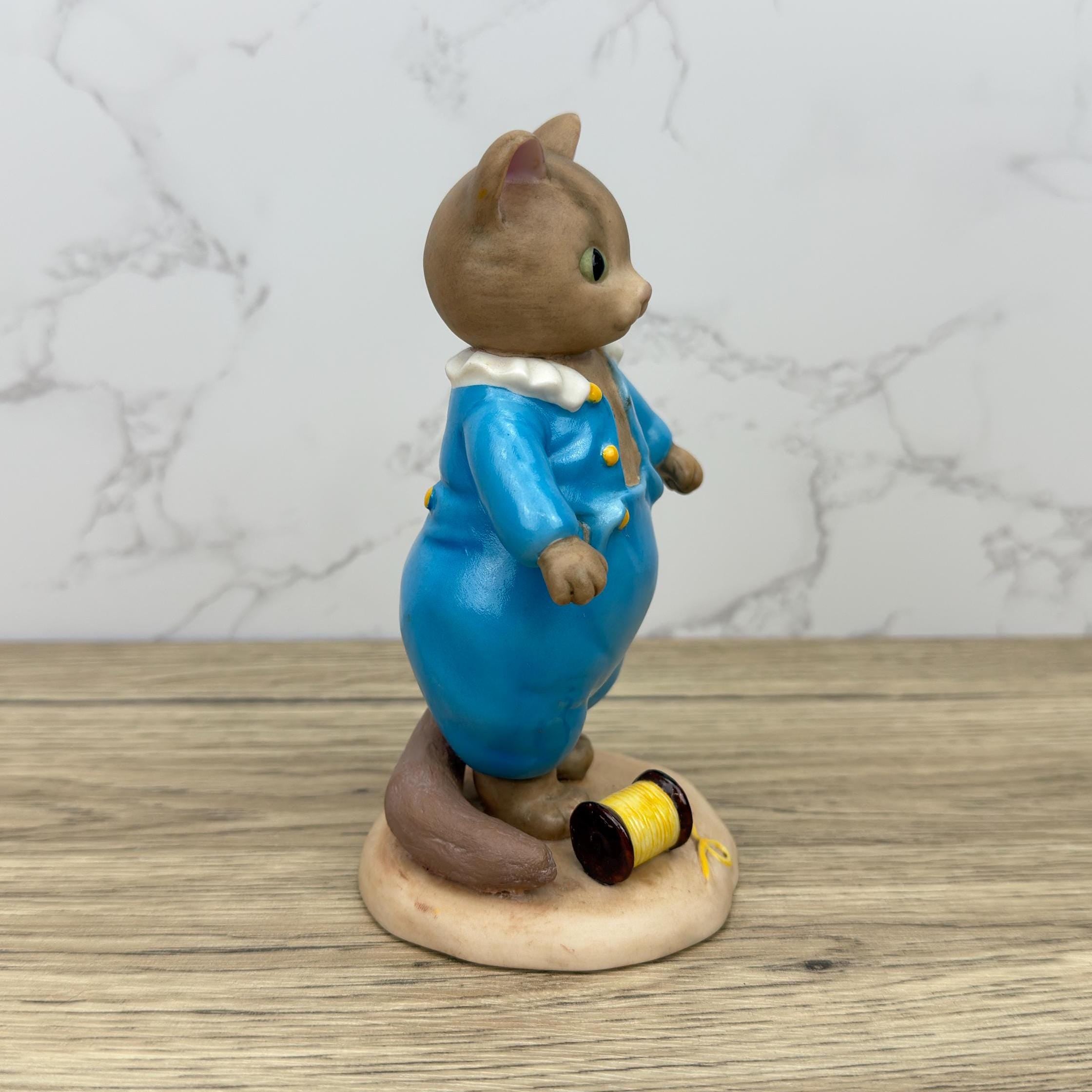 Vintage Peter Rabbit Tom Kitten Porcelain Figurine, Border Fine Arts