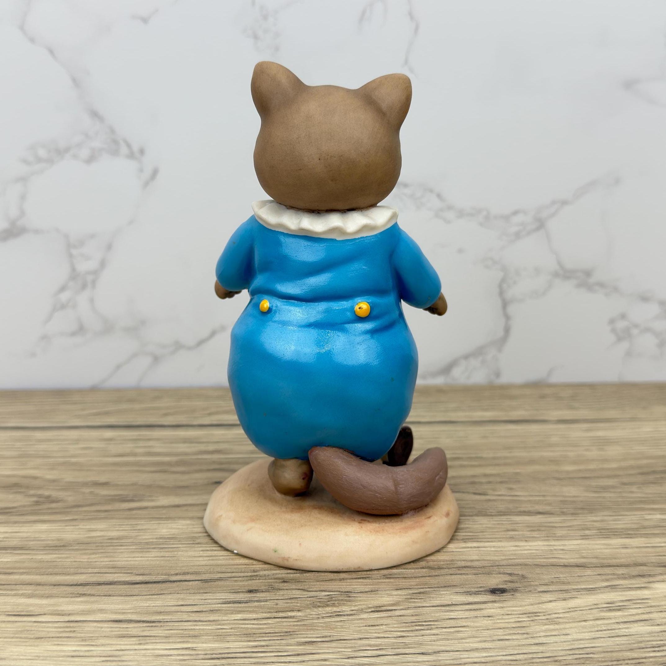 Vintage Peter Rabbit Tom Kitten Porcelain Figurine, Border Fine Arts
