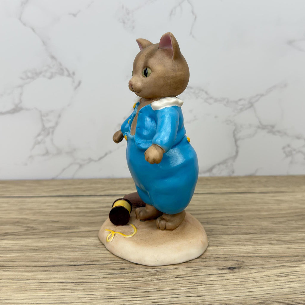 Vintage Peter Rabbit Tom Kitten Porcelain Figurine, Border Fine Arts