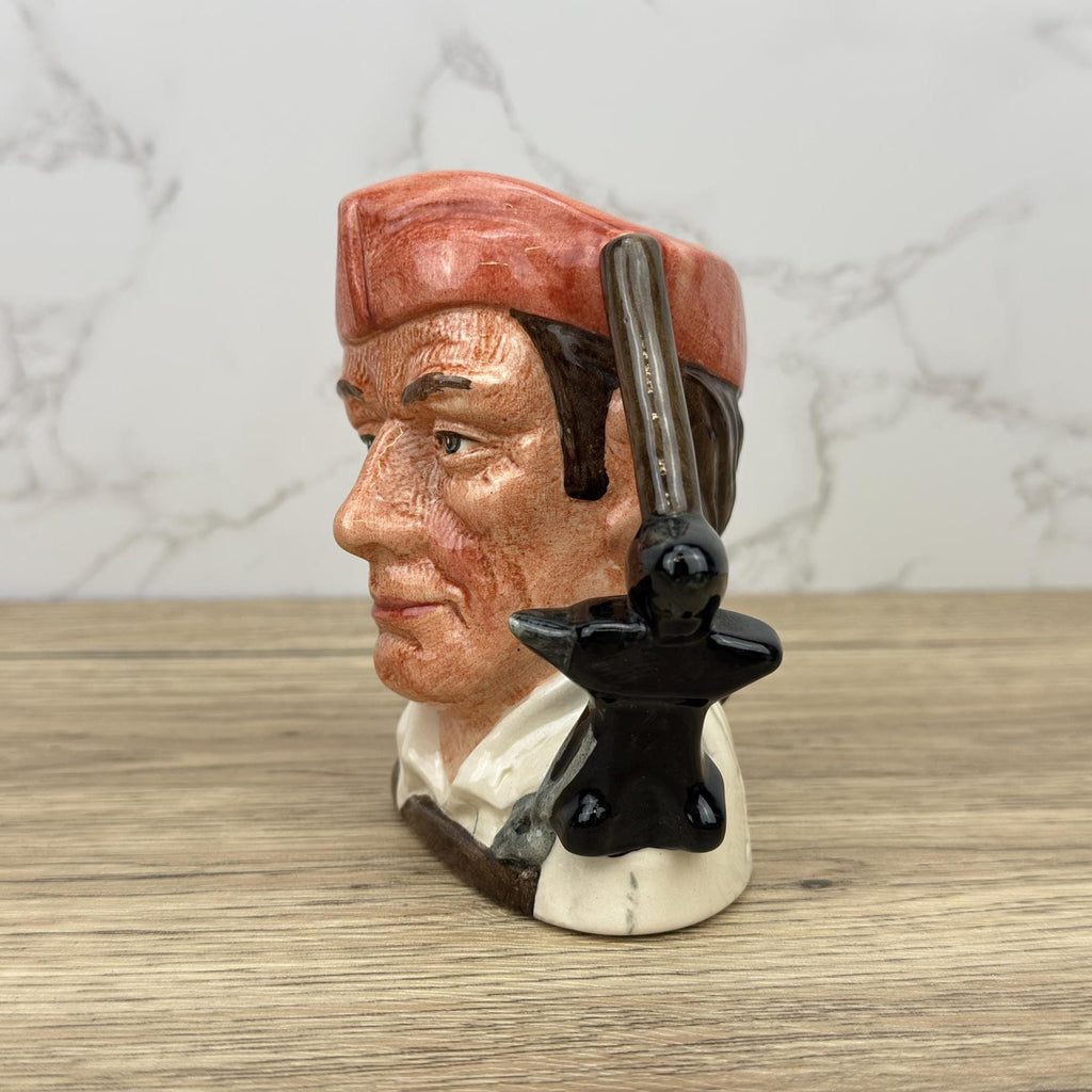 Royal Doulton Williamsburg Blacksmith Toby Jug, Vintage England, 1962