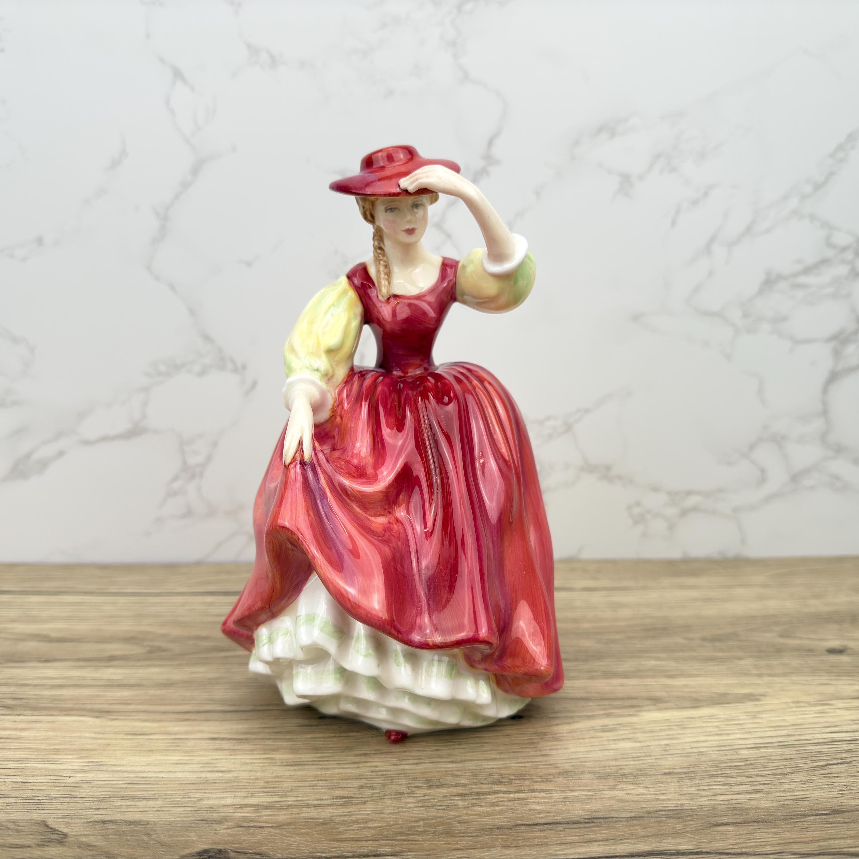 Vintage Royal Doulton Buttercup Figurine HN2399, Hand-Painted Porcelain