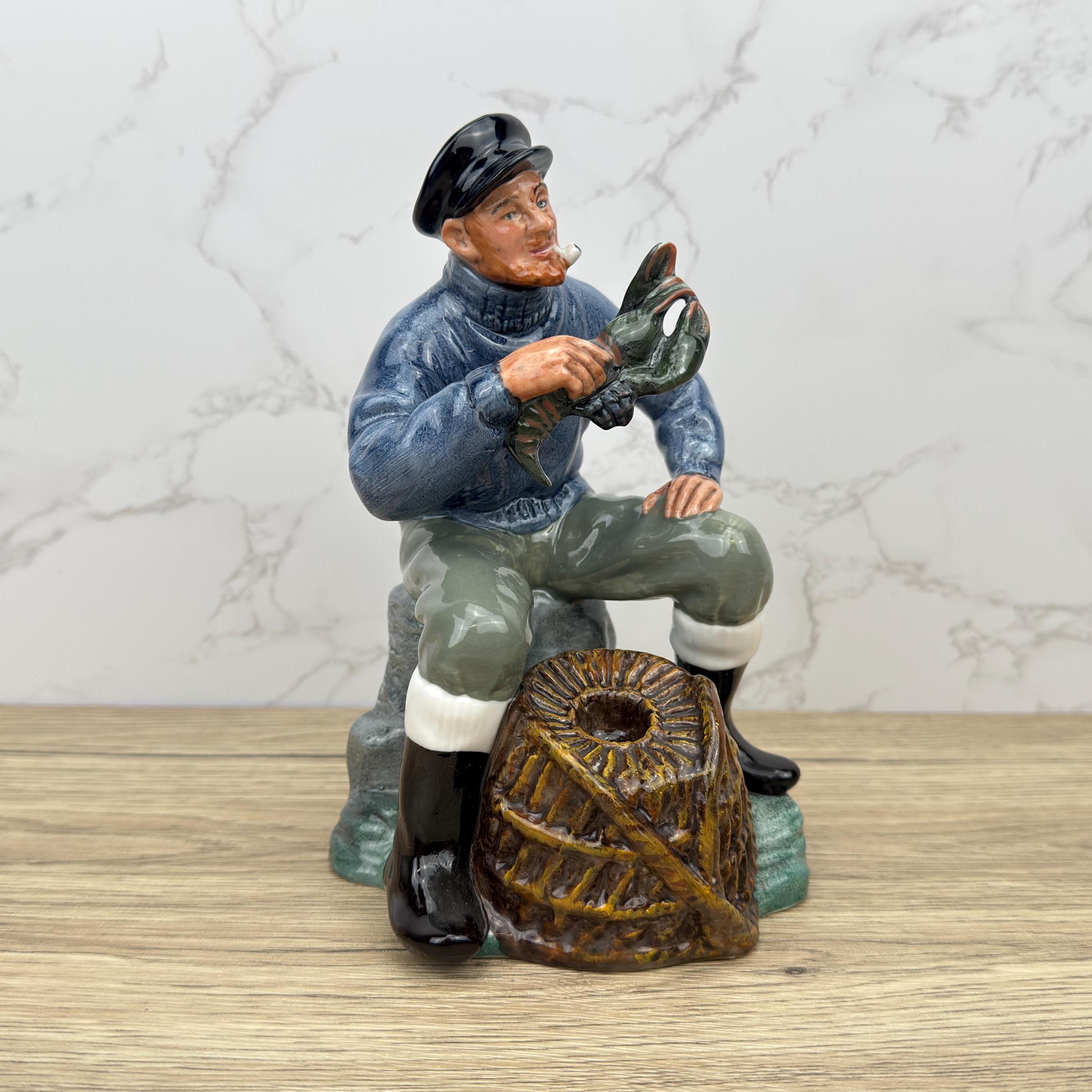 Vintage Royal Doulton Figurine, The Lobster Man HN2317, Mary Nicoll Design
