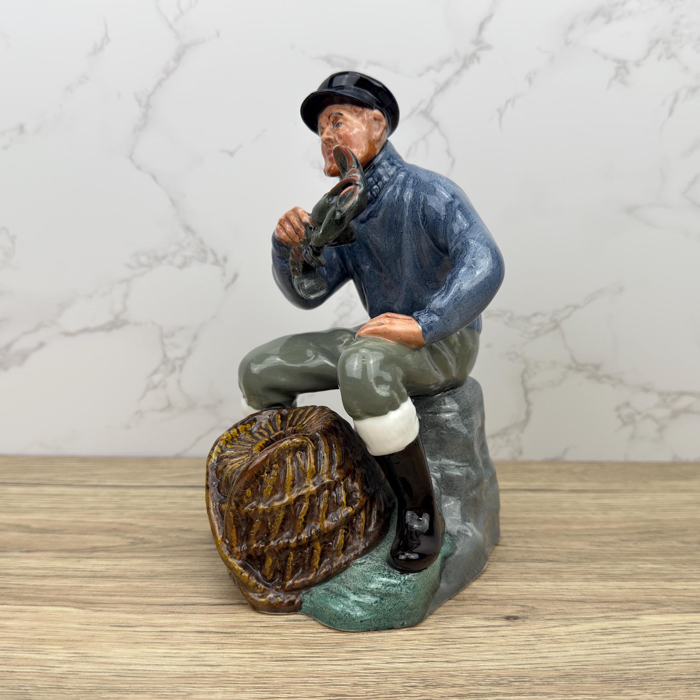 Vintage Royal Doulton Figurine, The Lobster Man HN2317, Mary Nicoll Design