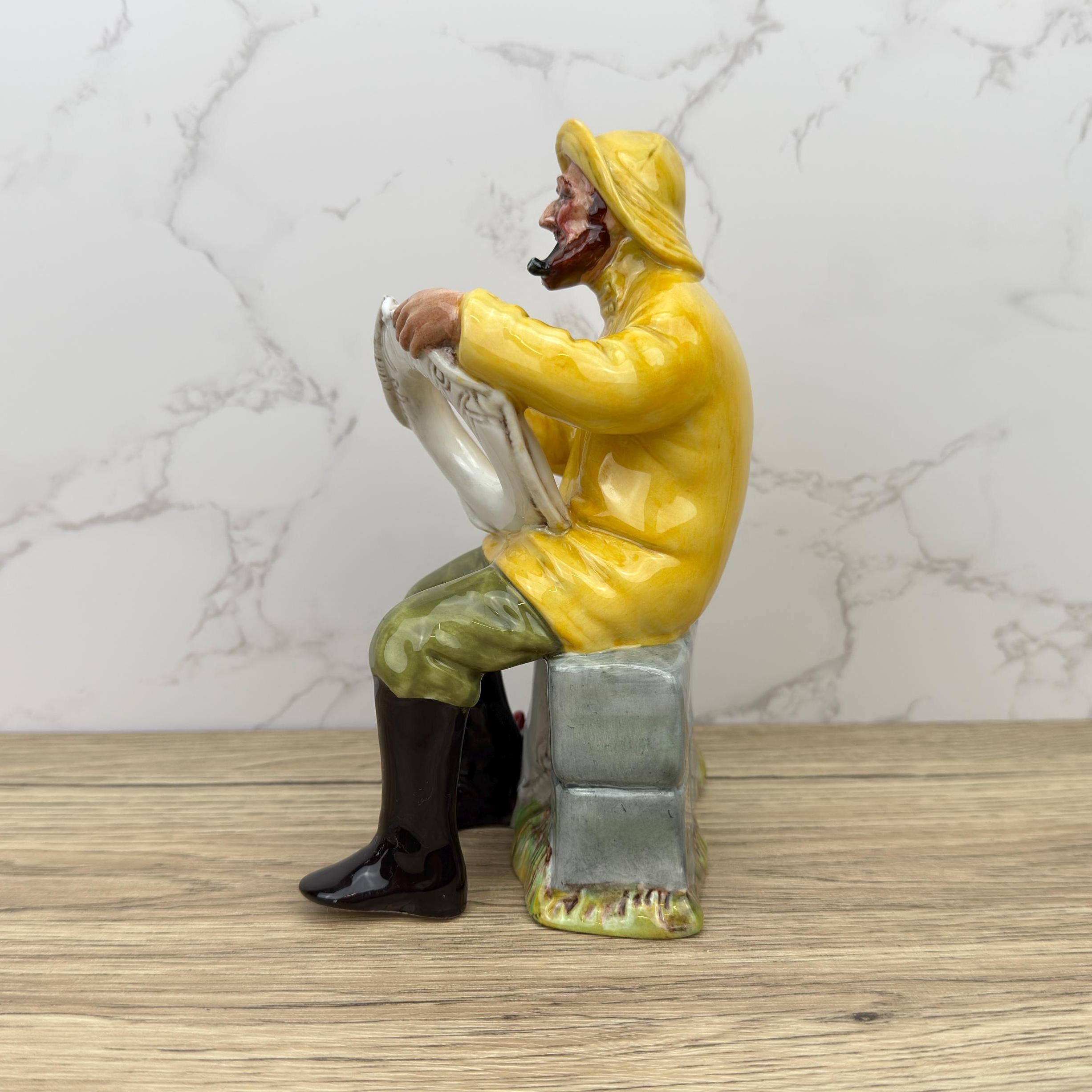Vintage Royal Doulton "The Boatman" Figurine, Collectible Fine Bone China