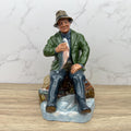 Vintage Royal Doulton Fisherman Figurine, Bone China, A Good Catch HN2258