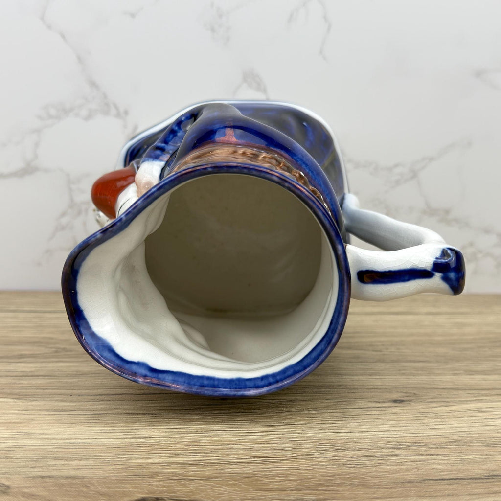 Antique Allertons Toby Jug, Gaudy Copper Lustre, Staffordshire Pottery