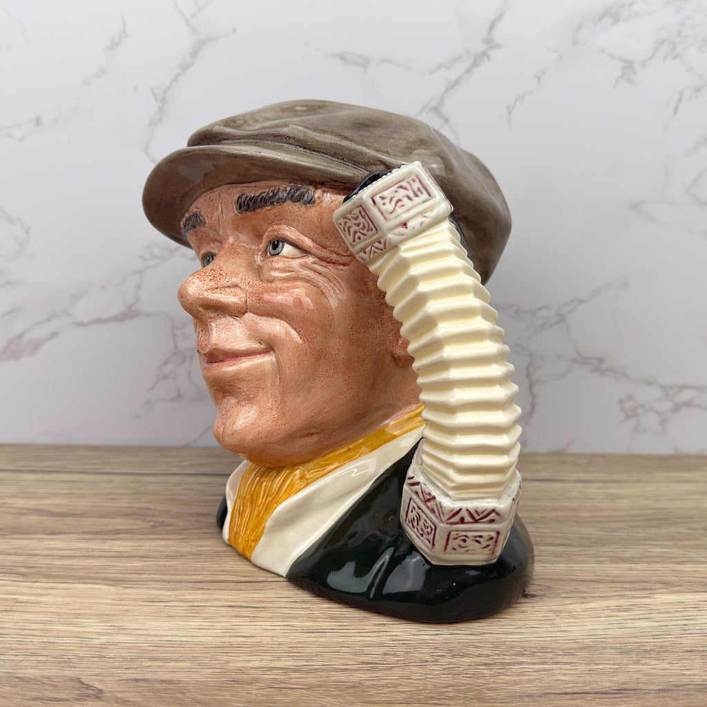Royal Doulton Toby Jug, The Busker D6775, Vintage Home Decor