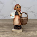 Vintage Goebel Hummel Porcelain Figurine, Girl with Basket