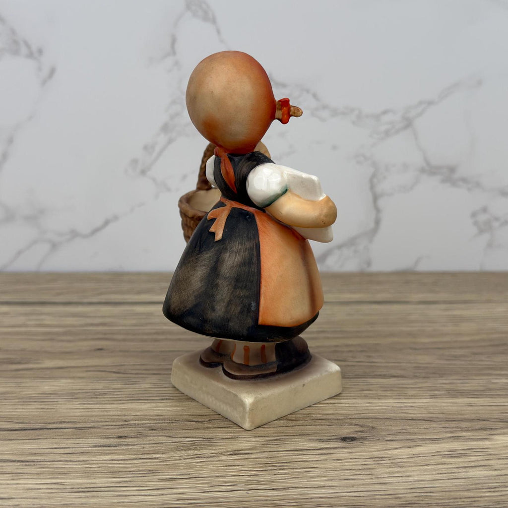 Vintage Goebel Hummel Porcelain Figurine, Girl with Basket