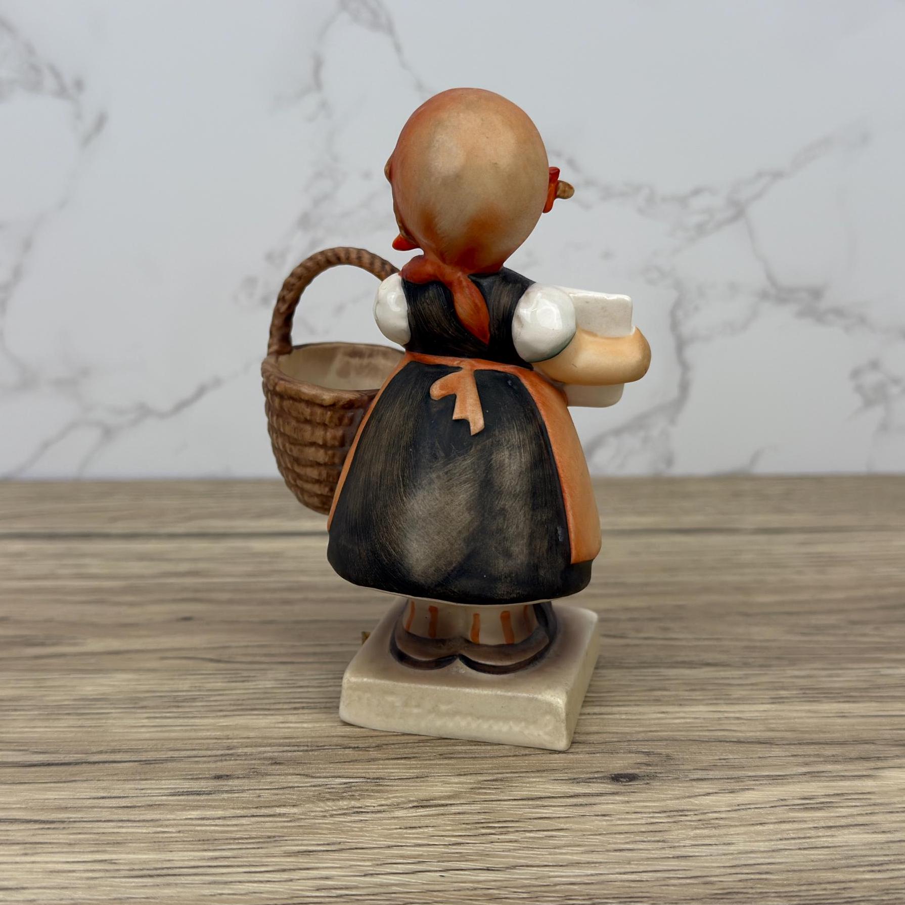 Vintage Goebel Hummel Porcelain Figurine, Girl with Basket