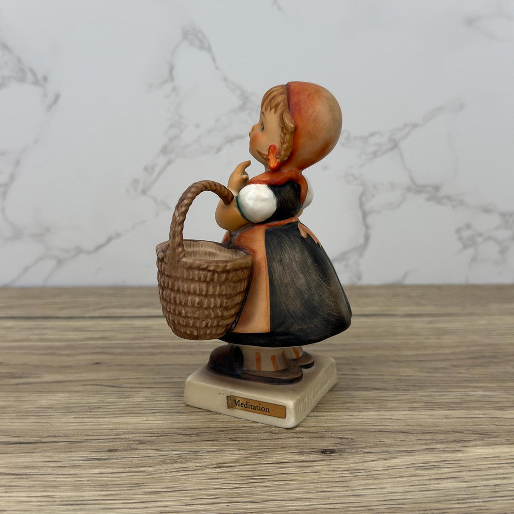 Vintage Goebel Hummel Porcelain Figurine, Girl with Basket