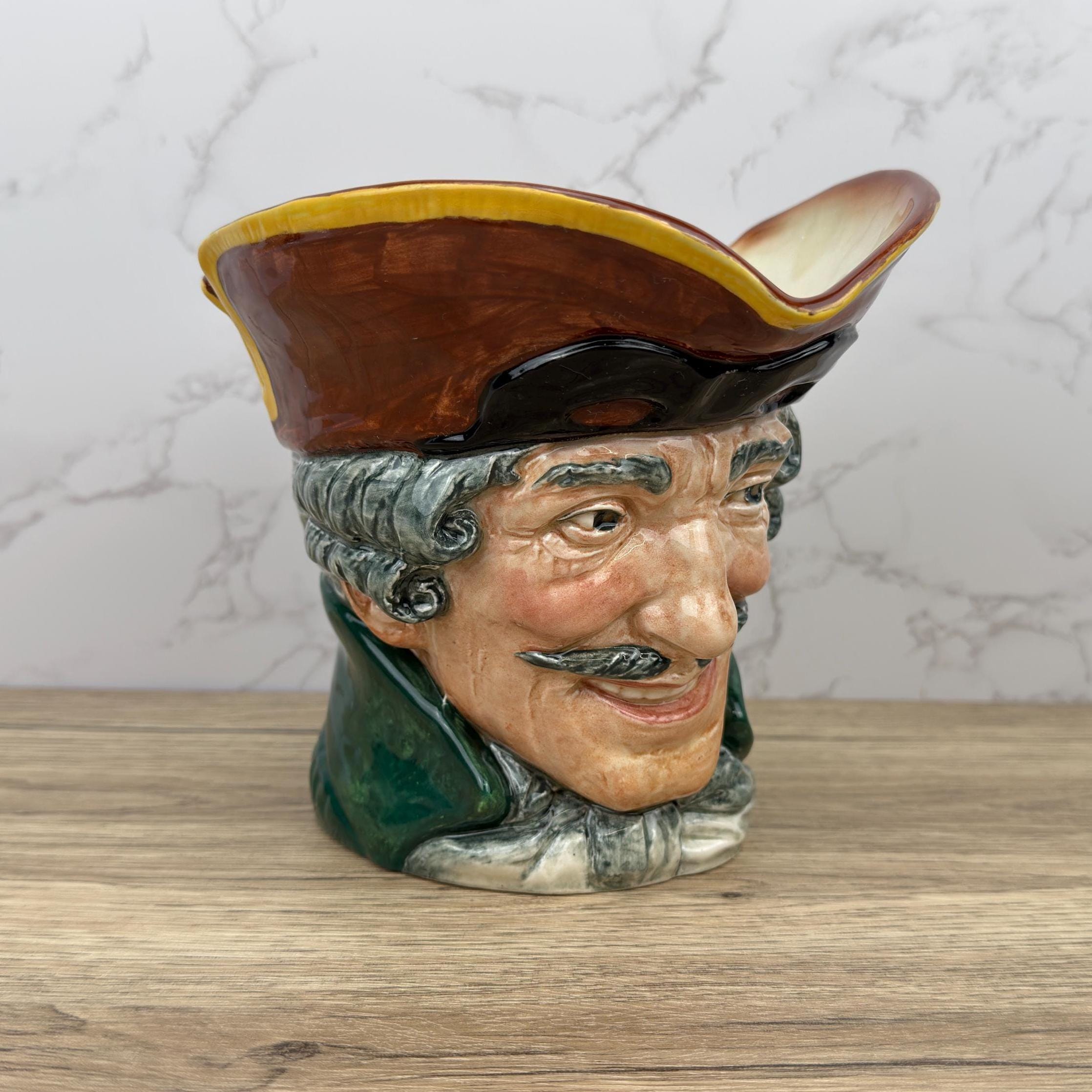 Royal Doulton Dick Turpin Toby Jug, Vintage Porcelain Pitcher