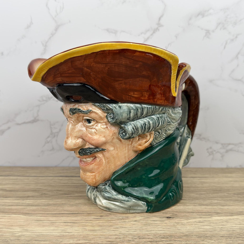 Royal Doulton Dick Turpin Toby Jug, Vintage Porcelain Pitcher
