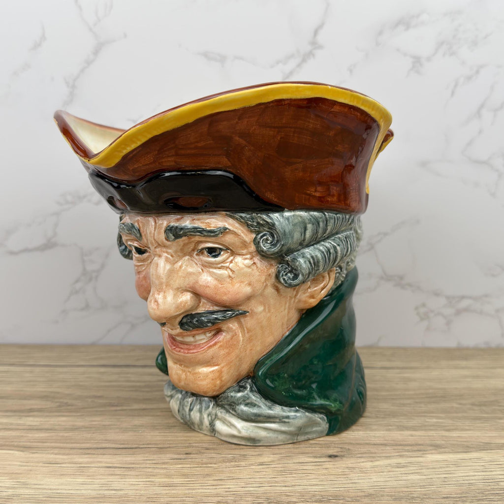 Royal Doulton Dick Turpin Toby Jug, Vintage Porcelain Pitcher