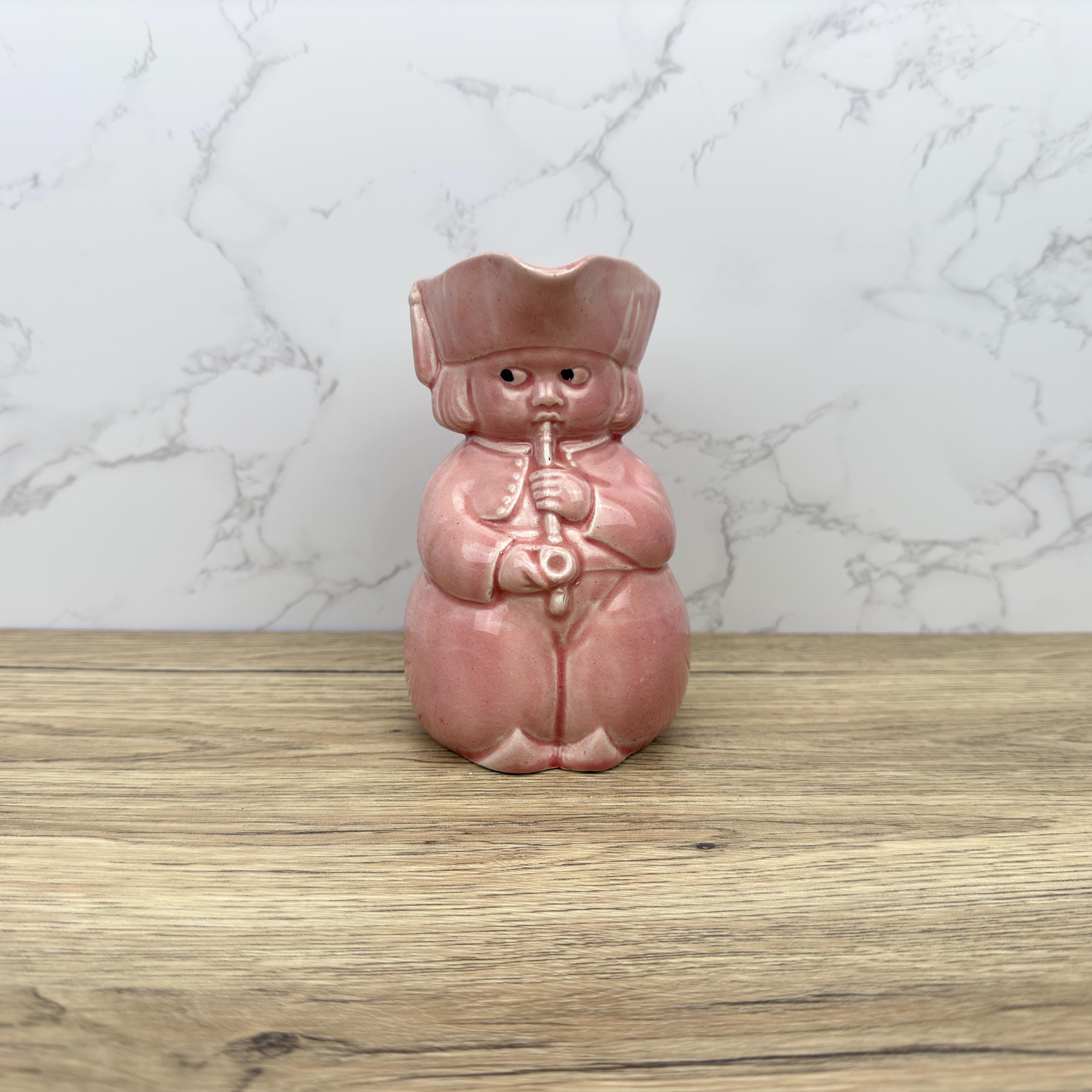 Quirky Vintage Ceramic Toby Jug Vase, Antique Character Mug