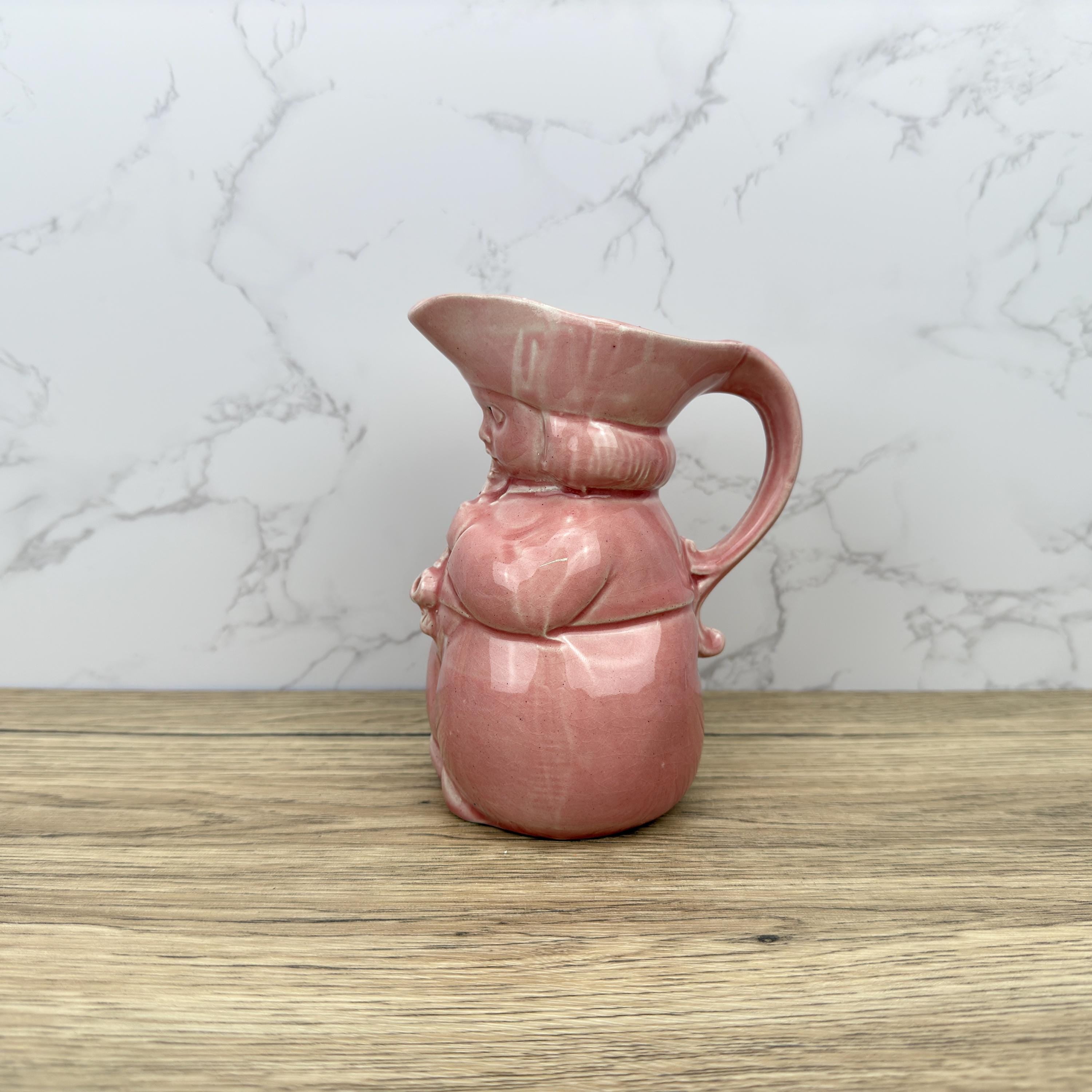 Quirky Vintage Ceramic Toby Jug Vase, Antique Character Mug