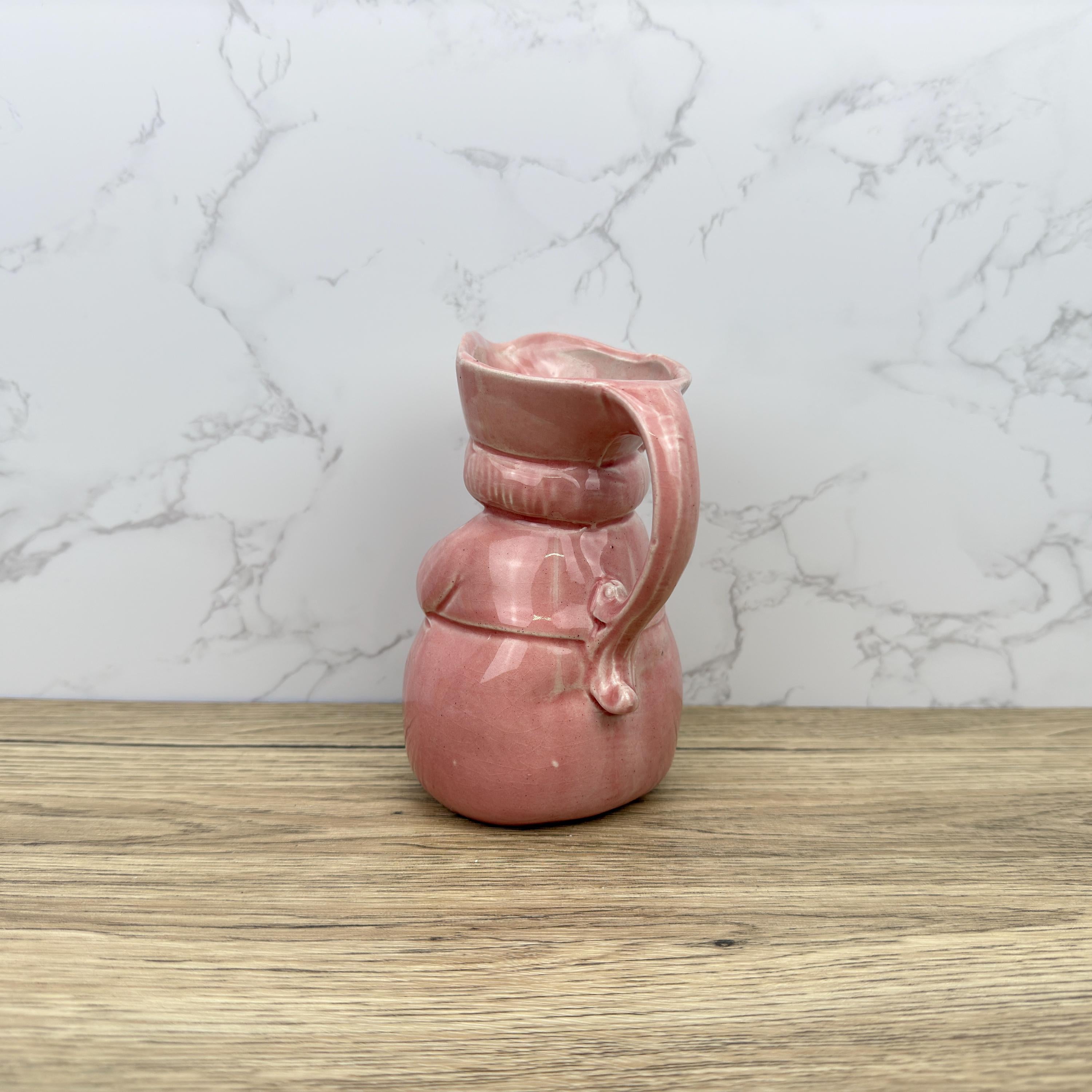 Quirky Vintage Ceramic Toby Jug Vase, Antique Character Mug