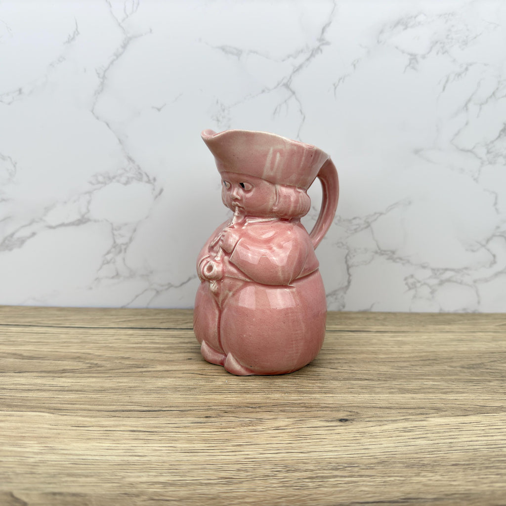 Quirky Vintage Ceramic Toby Jug Vase, Antique Character Mug