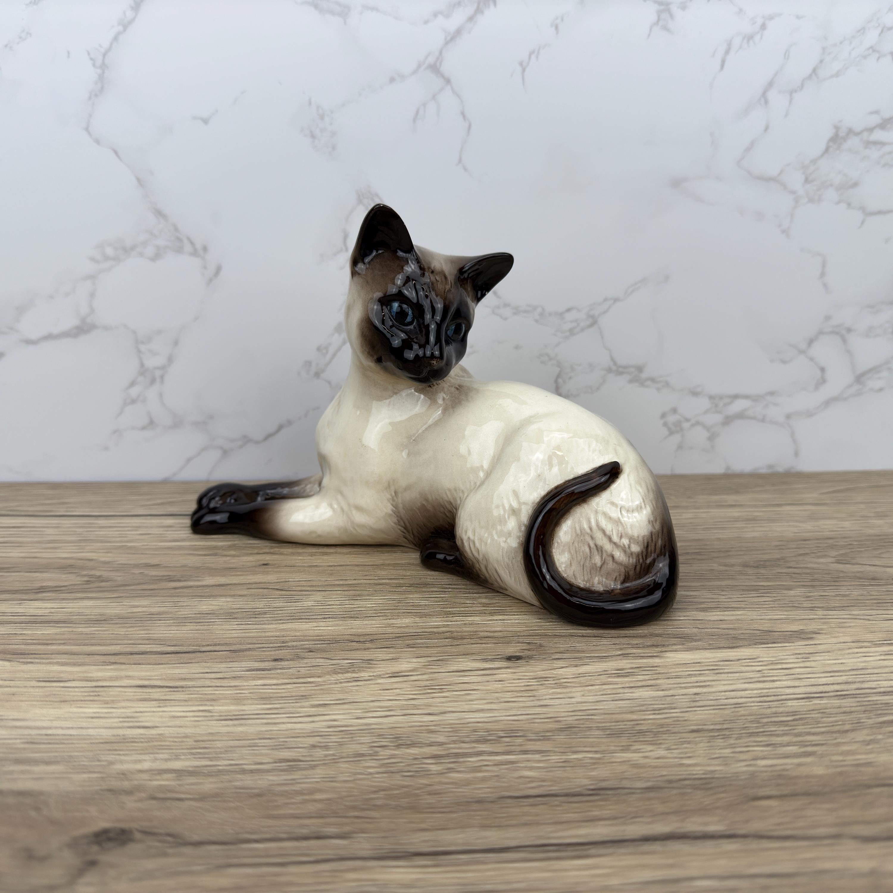 Vintage Beswick Cat Siamese Cat Figurine Model 1558