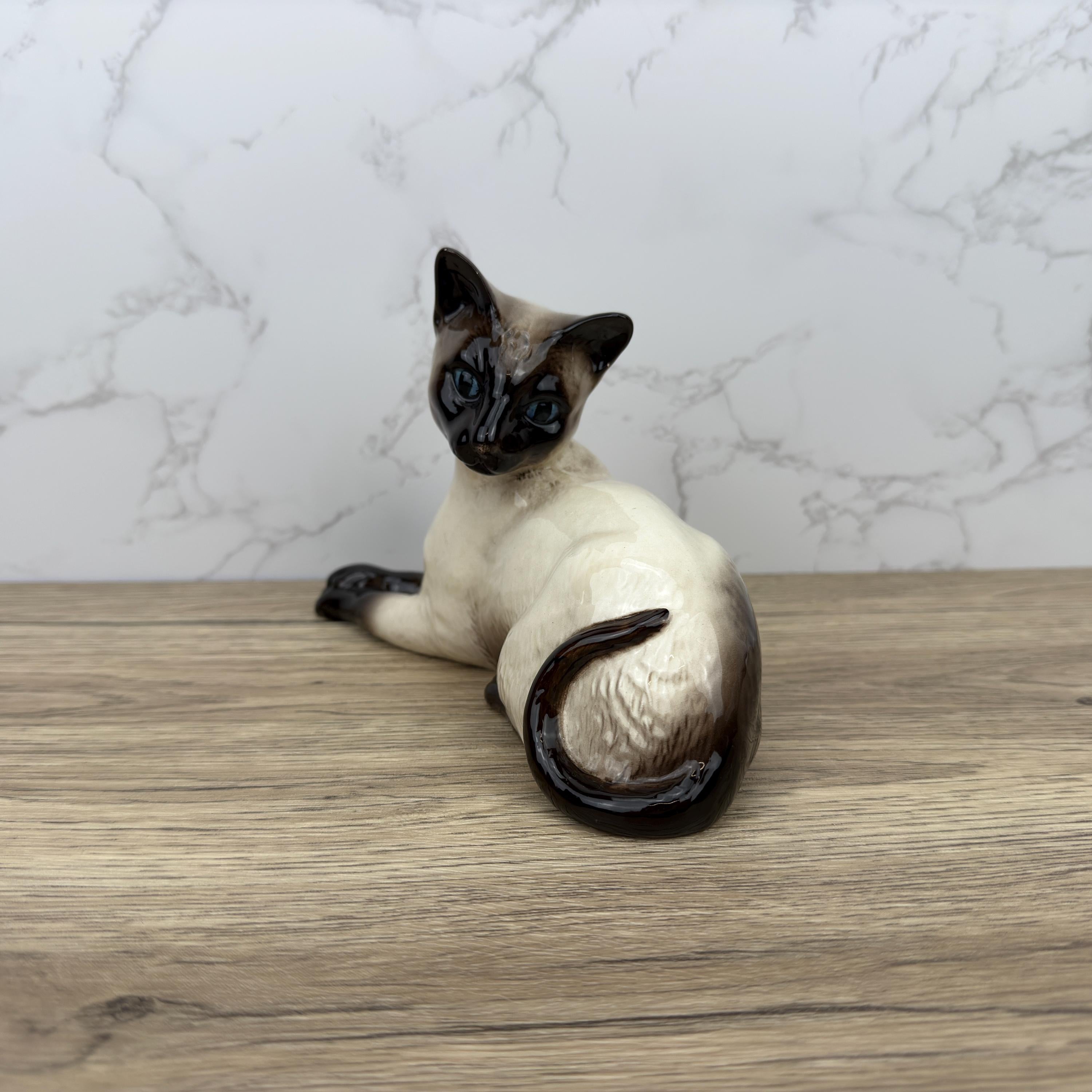 Vintage Beswick Cat Siamese Cat Figurine Model 1558