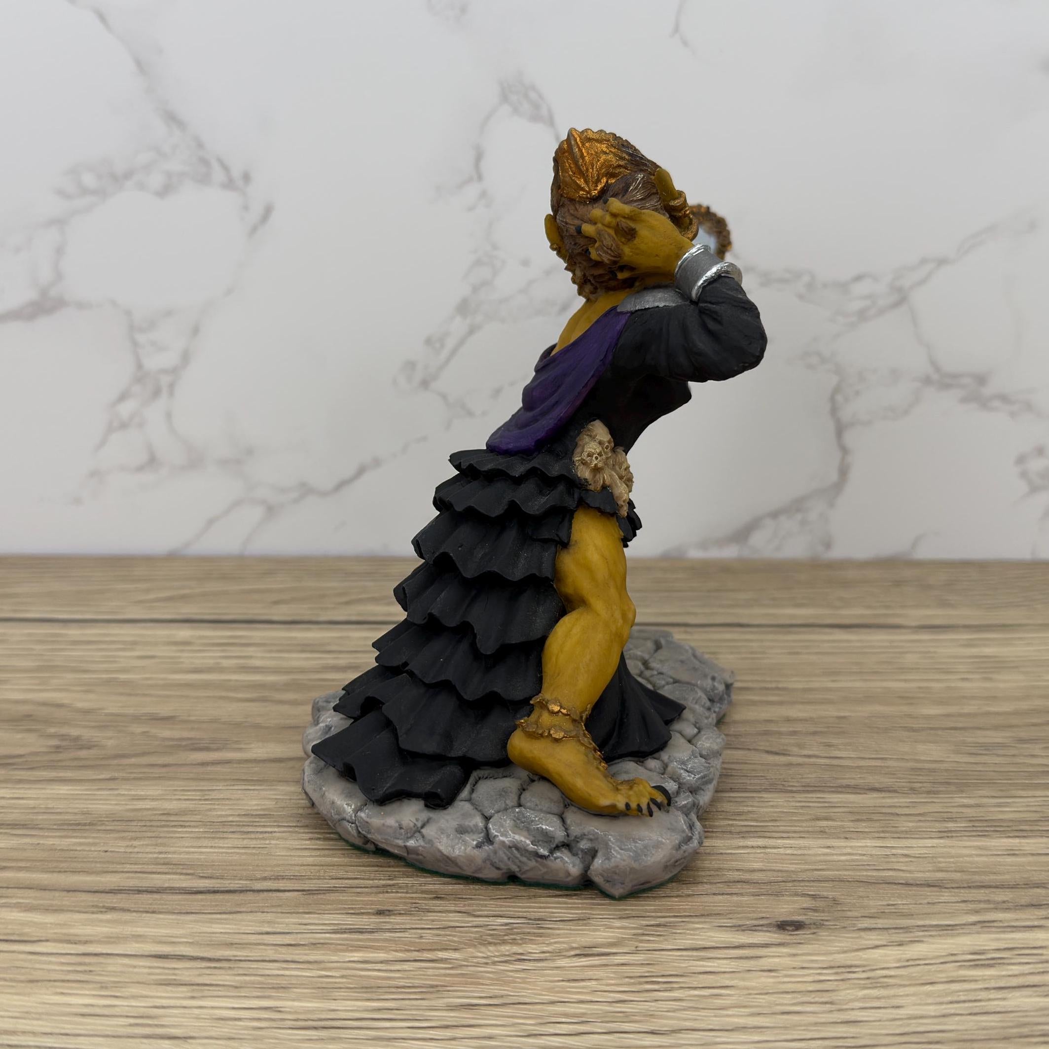 Vintage Enchantica Okra Goblin Princess Figurine, Wrath of the Ice Collection