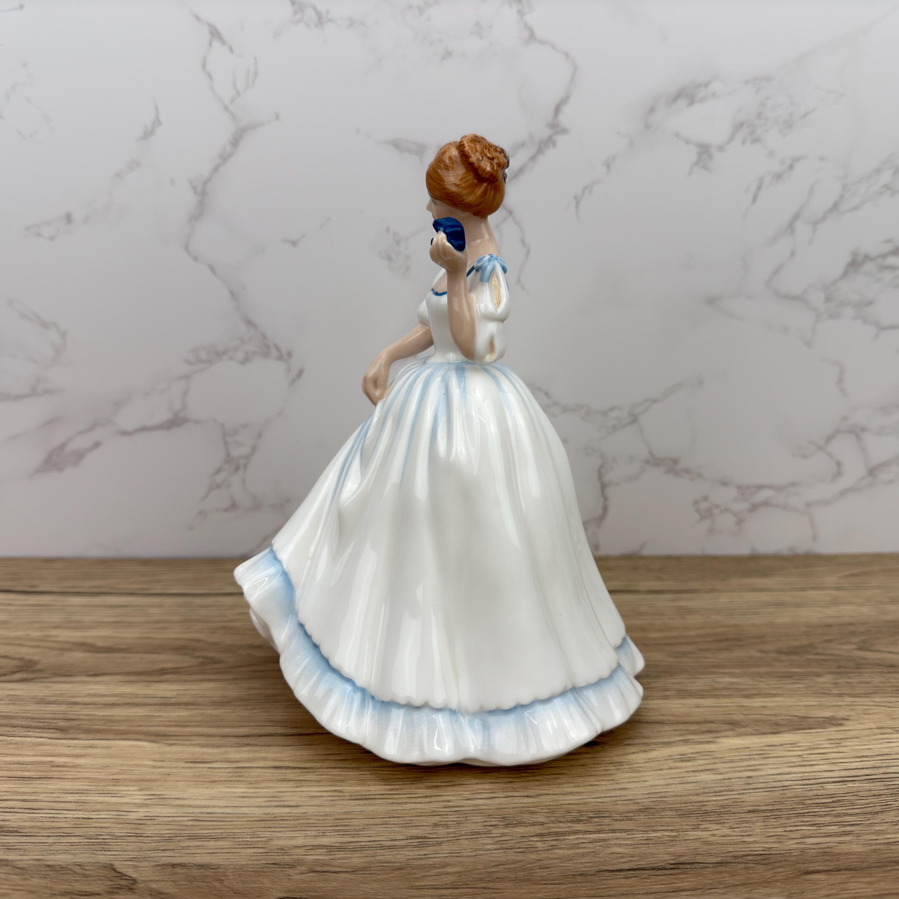 Vintage Royal Doulton Figurine PAULA HN3234, New Colourway 1990