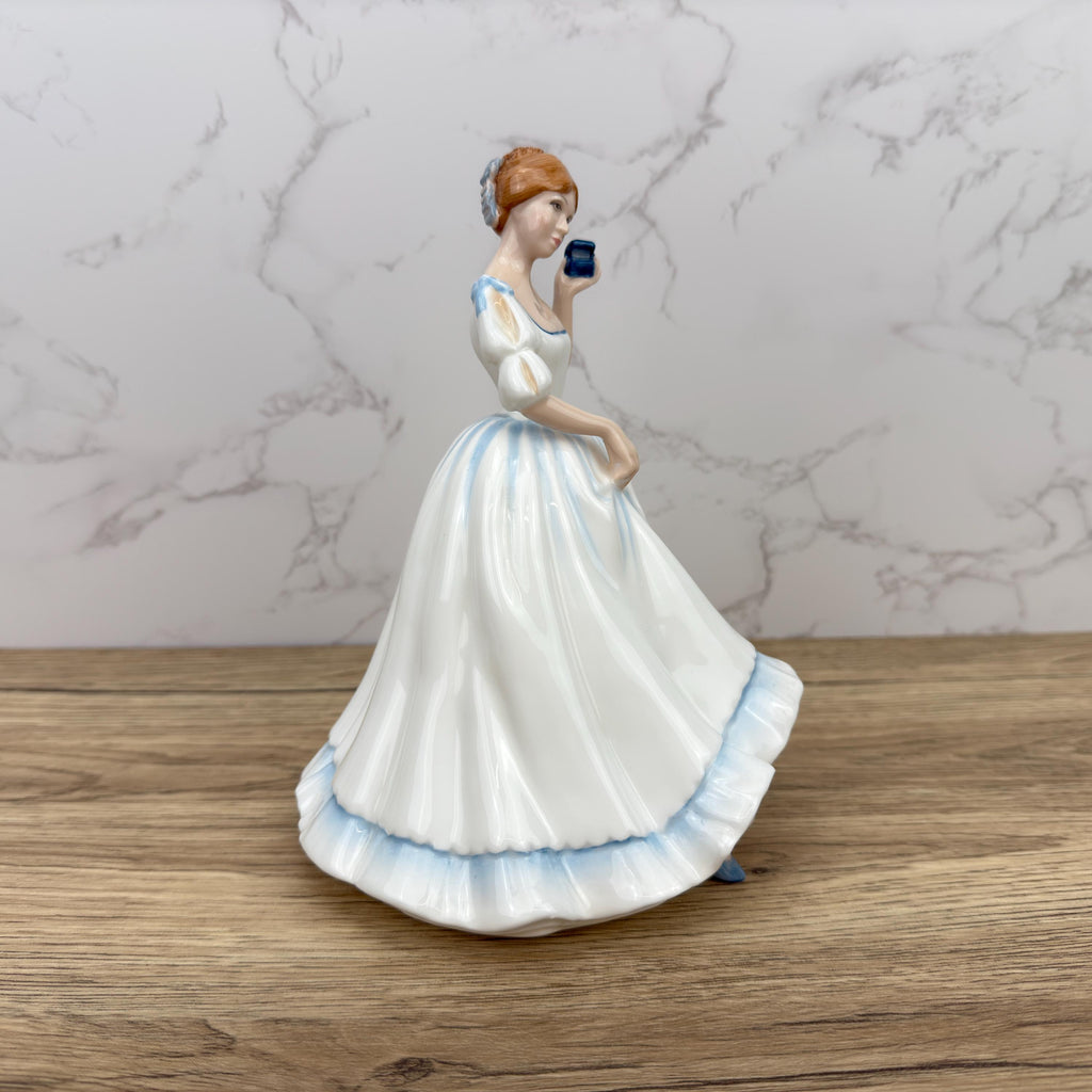 Vintage Royal Doulton Figurine PAULA HN3234, New Colourway 1990
