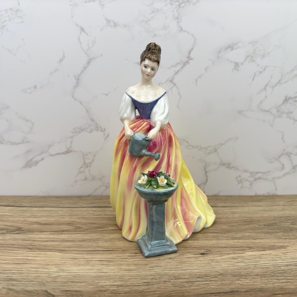 Vintage Royal Doulton Figurines, Large Porcelain Figure, ALEXANDRA, HN3286, Lady Watering Flowers, Stunning Pretty Ladies Collectible Gifts
