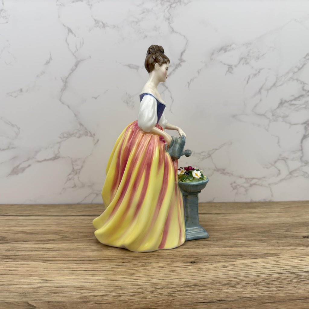 Vintage Royal Doulton Figurines, Large Porcelain Figure, ALEXANDRA, HN3286, Lady Watering Flowers, Stunning Pretty Ladies Collectible Gifts